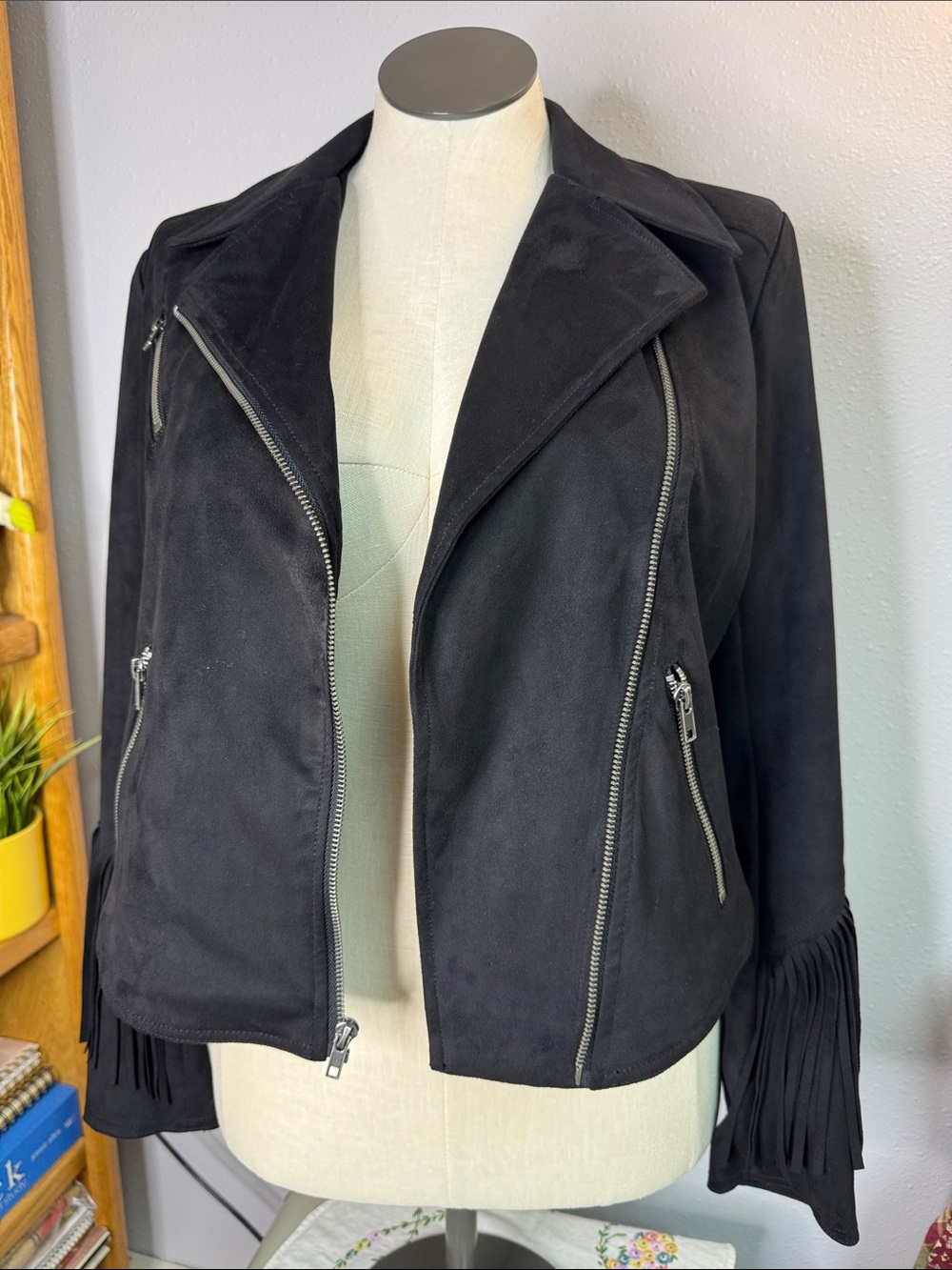 Torrid Faux Suede Fringe Moto Jacket - Women - Picture 12 of 15